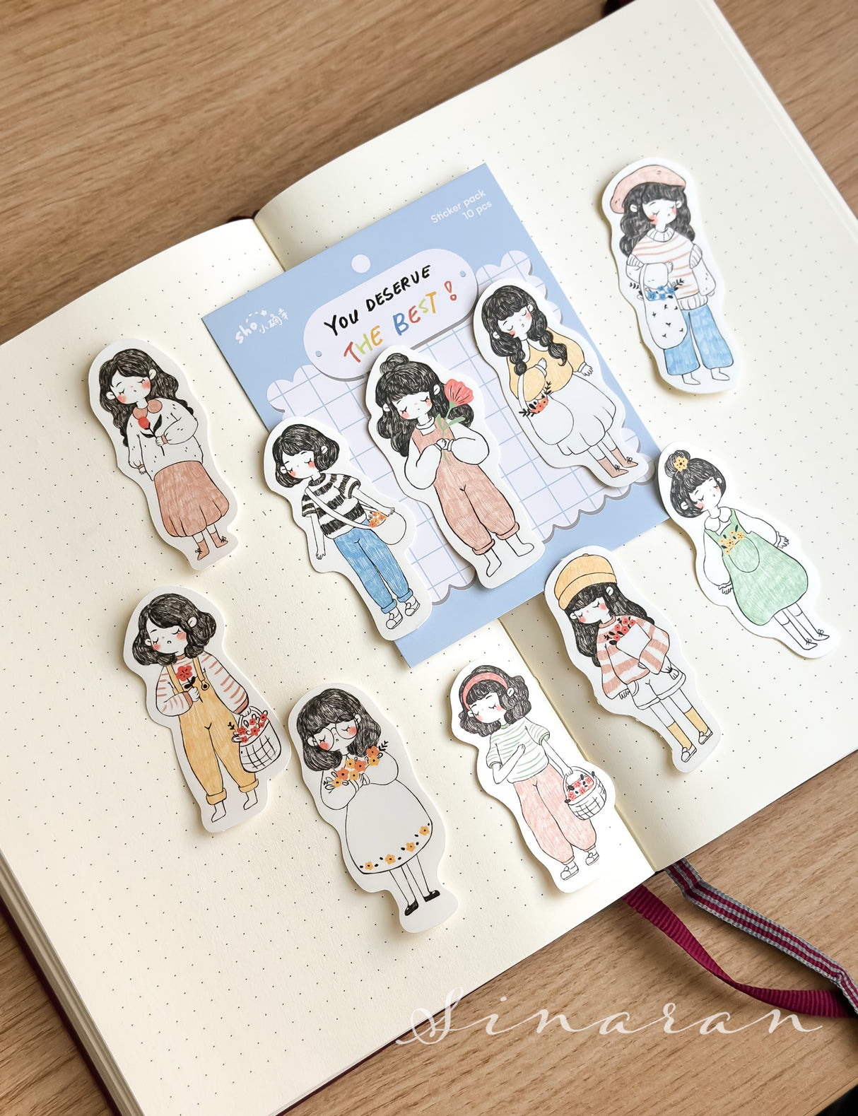 shō Little Happiness Sticker Pack - You Deserve The Best!