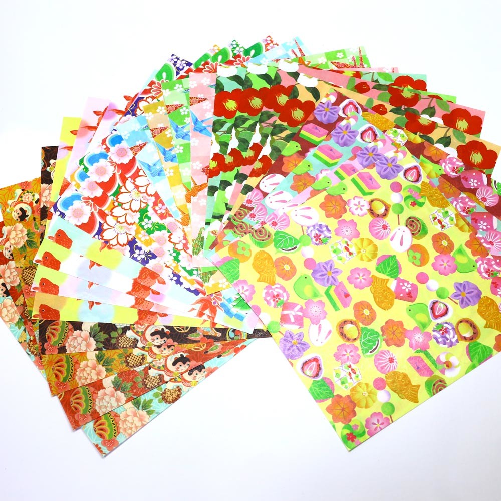 Kimono Beauty Washi Chiyogami Paper - Yu Retro Modern