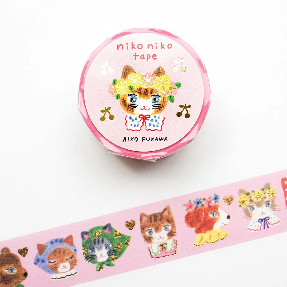 Cozyca x Aiko Fukawa Washi Tape: Niko Niko
