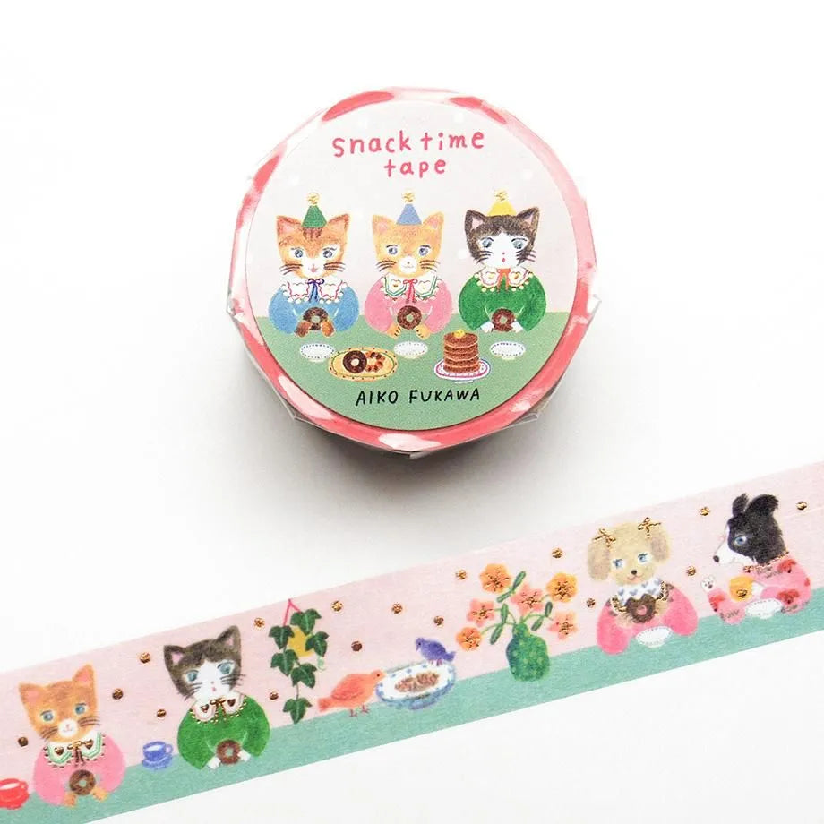 Cozyca x Aiko Fukawa Washi Tape: Snack Time