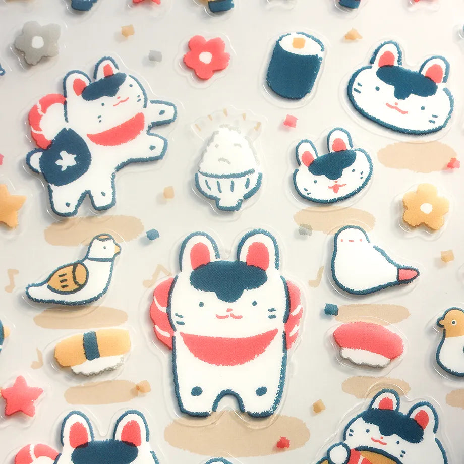 Cozyca x Masao Takahata PET Stickers: Festival Dog Hariko