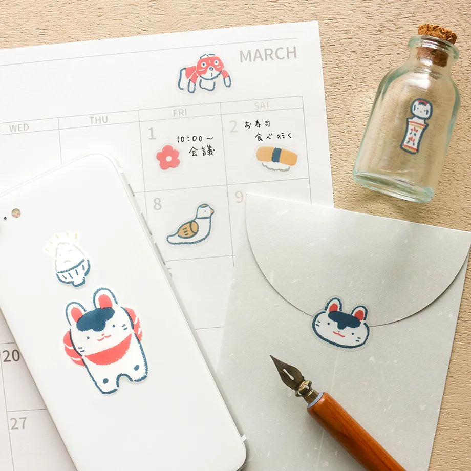 Cozyca x Masao Takahata PET Stickers: Festival Dog Hariko