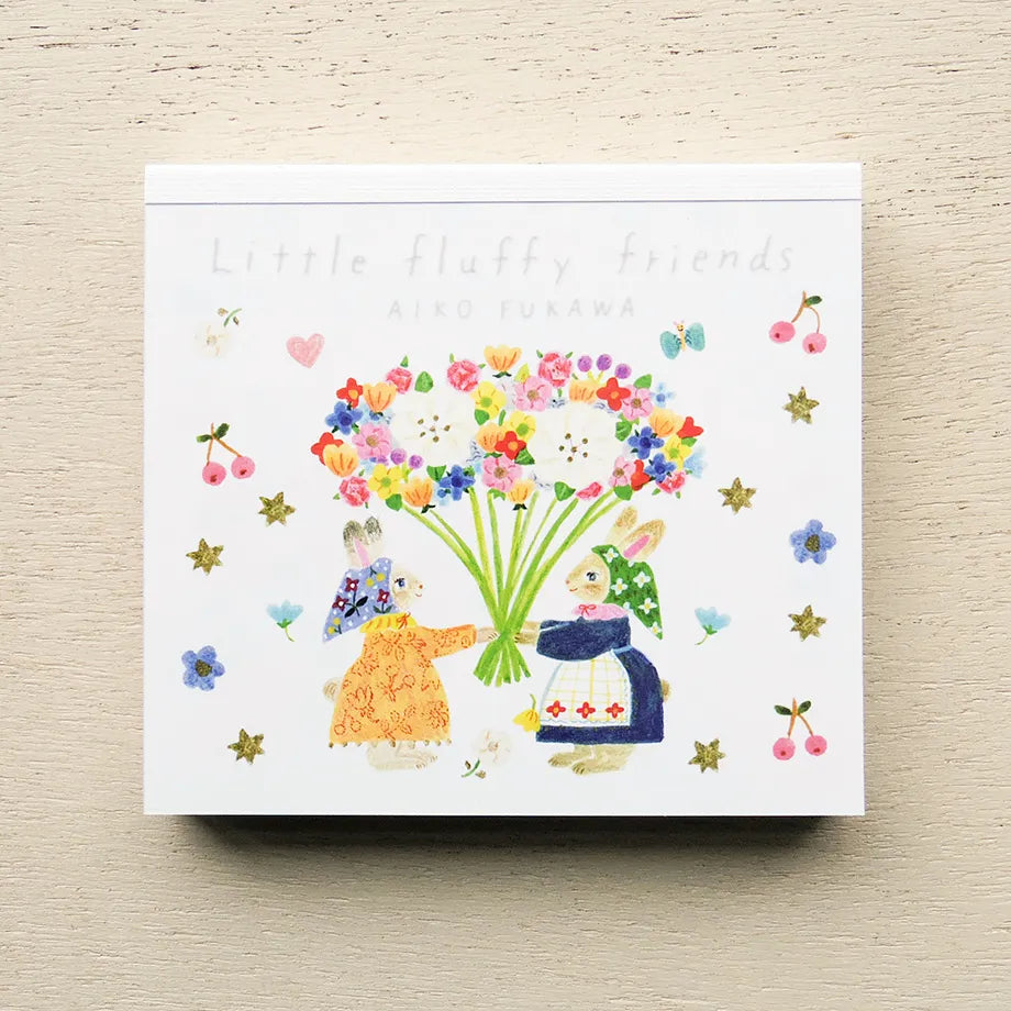 Cozyca x Aiko Fukawa Memo Pad: Little Fluffy Friends