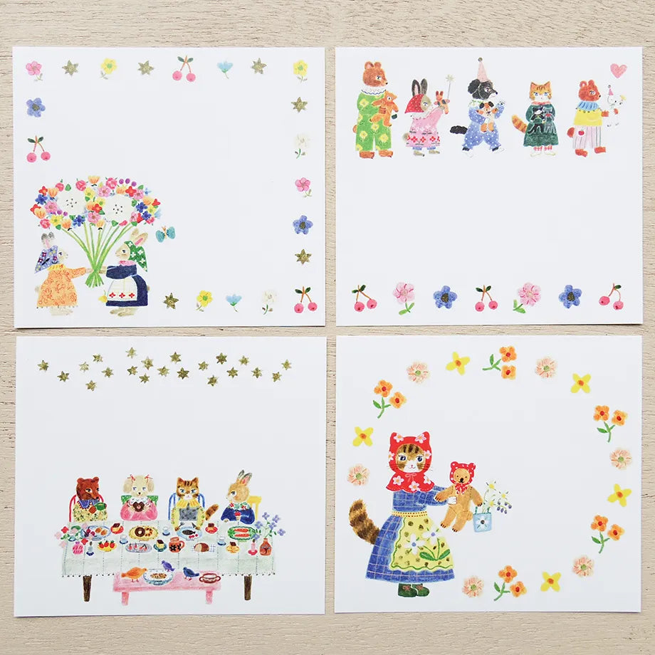 Cozyca x Aiko Fukawa Memo Pad: Little Fluffy Friends