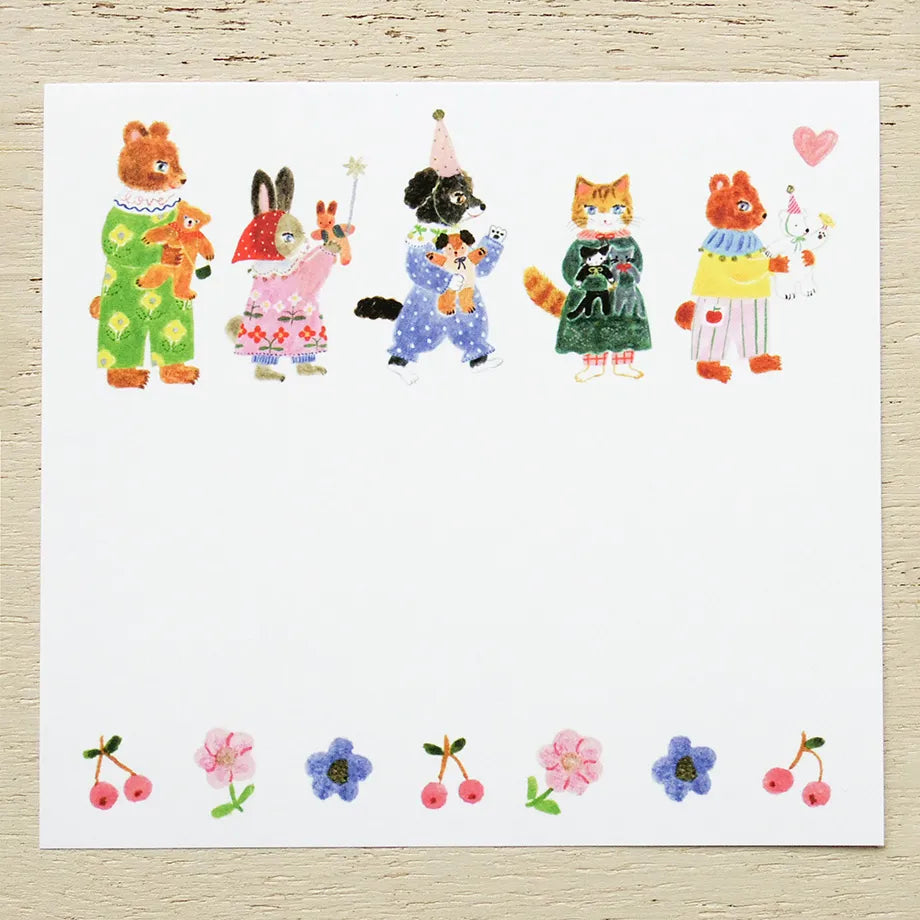 Cozyca x Aiko Fukawa Memo Pad: Little Fluffy Friends