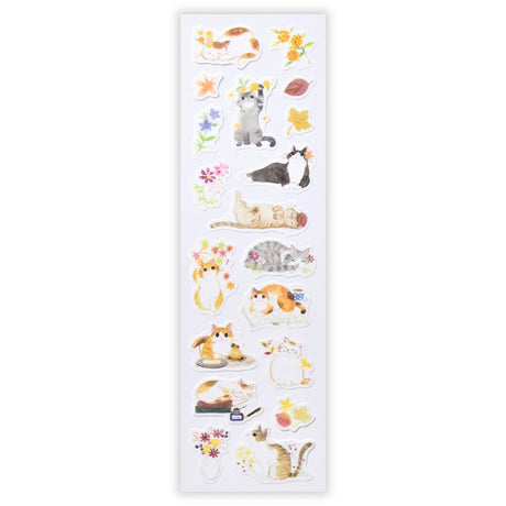 NB Co., Ltd. Washi Stickers - Nekorobi Warm Autumn