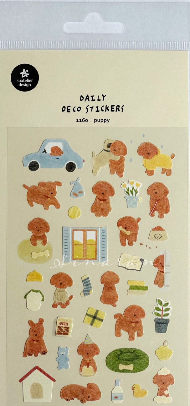 Suatelier Daily Deco Stickers - puppy