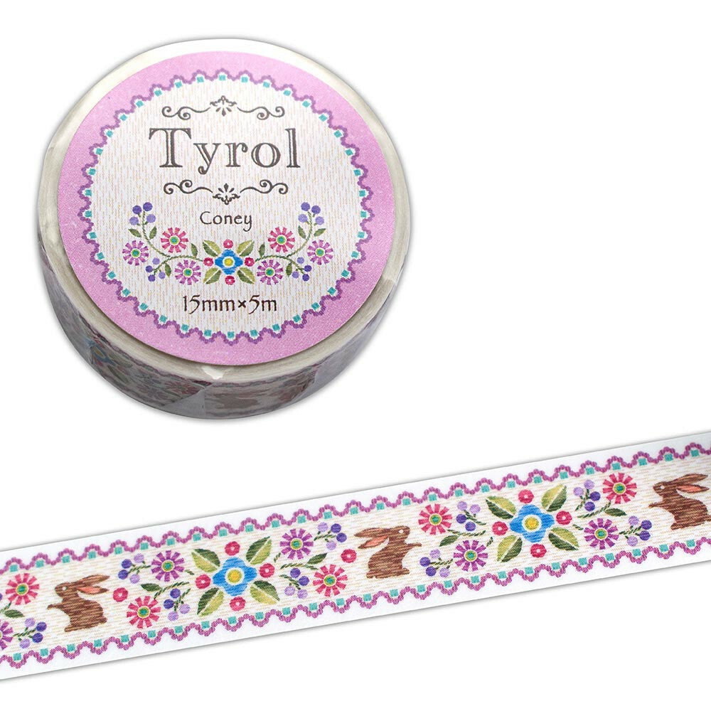 NB Co., Ltd. Nuku Washi Tape - Tyrol Coney
