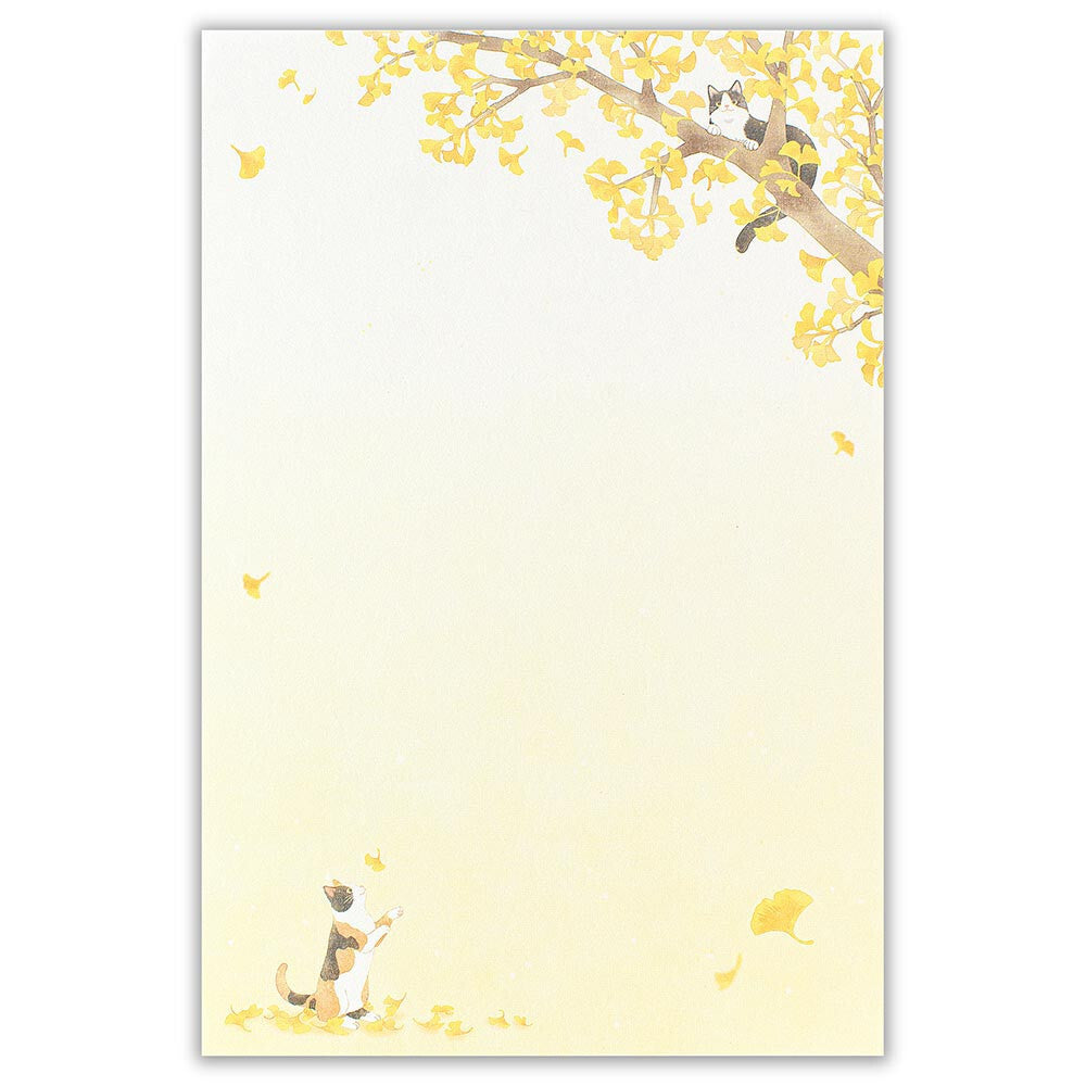 NB Co., Ltd. Washi Writing Paper (A5) - Autumn Scene