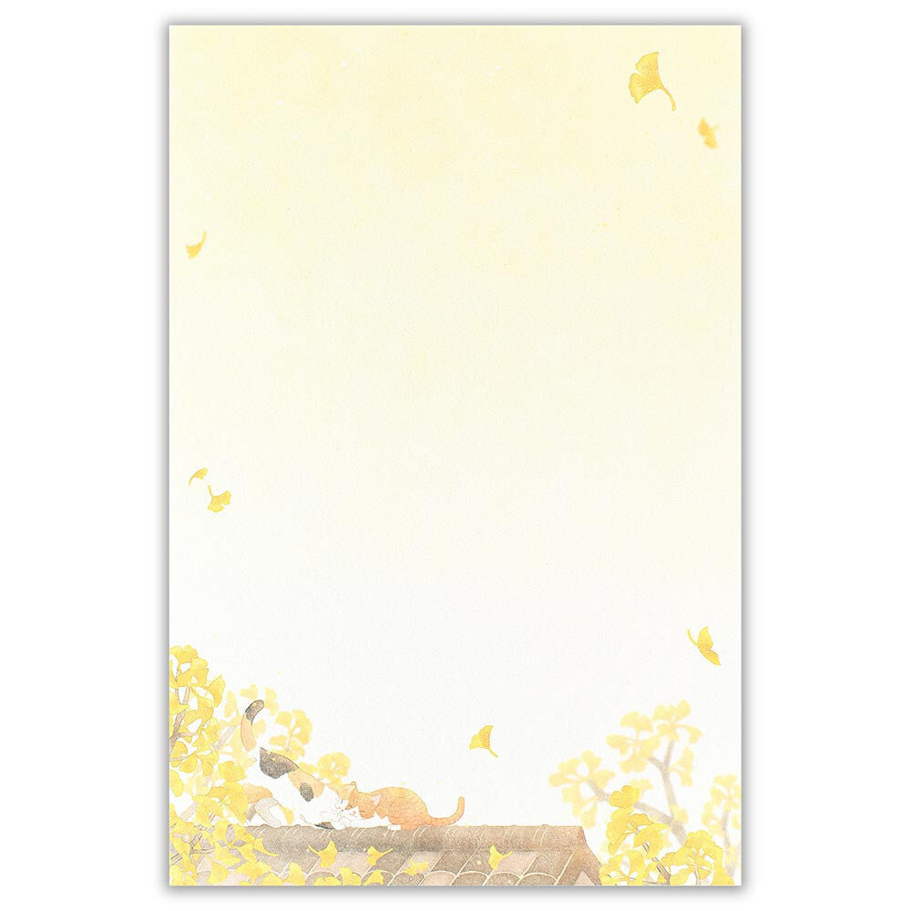 NB Co., Ltd. Washi Writing Paper (A5) - Autumn Scene