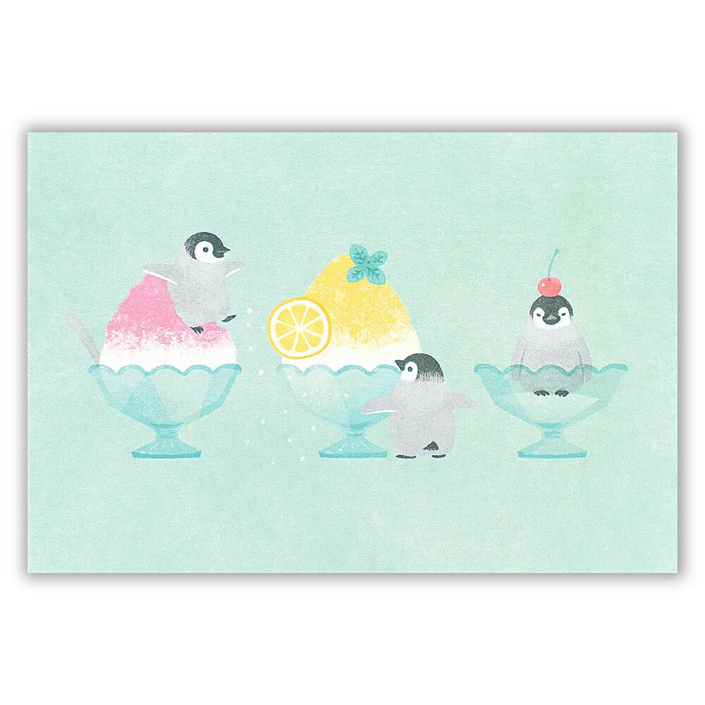 NB Co., Ltd. Postcard - Penguins