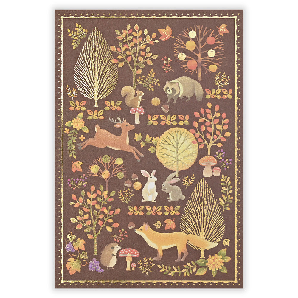 NB Co., Ltd. Postcard - Autumn Forest