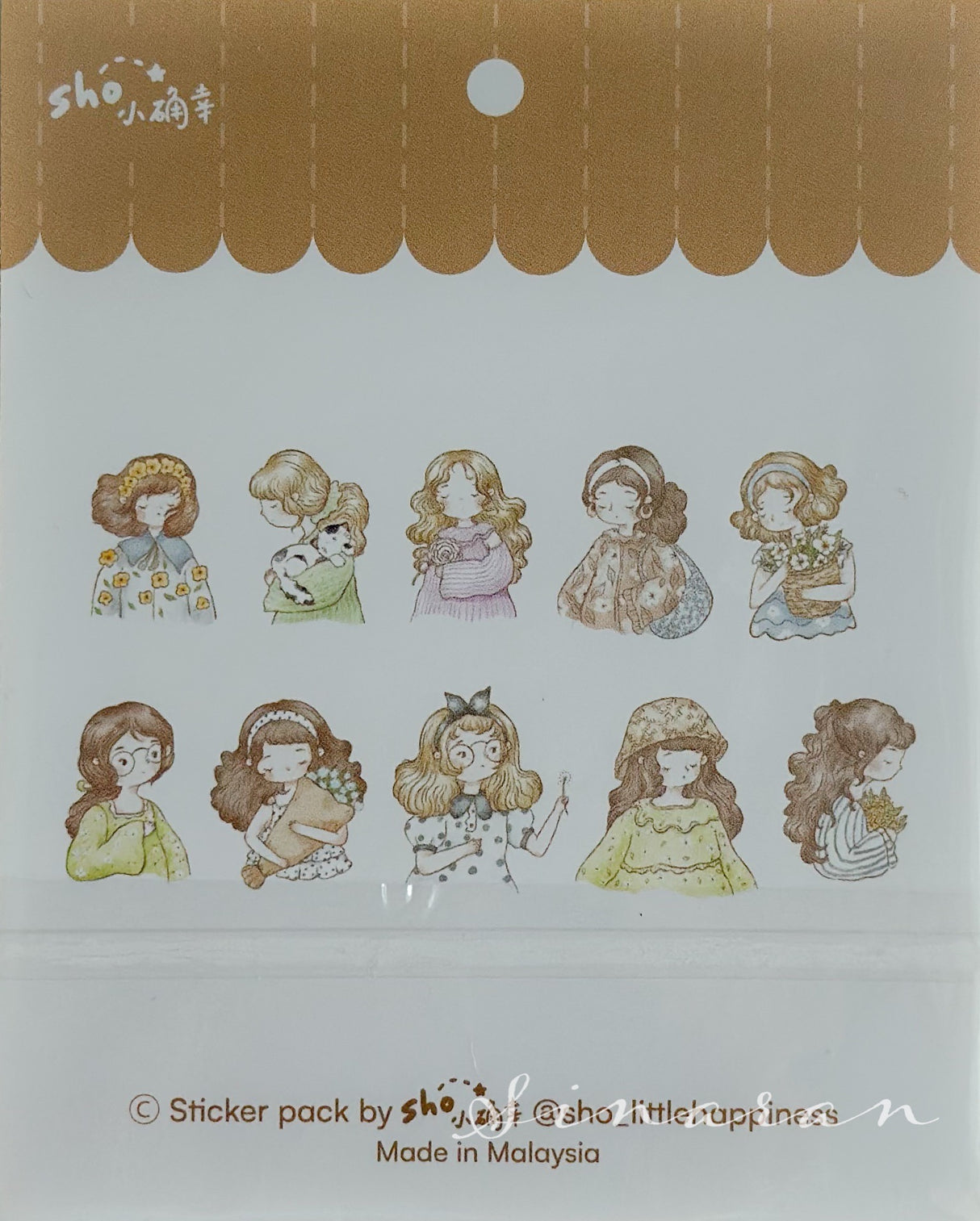 shō Little Happiness Washi Sticker Pack - Whisper of Flowers