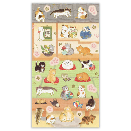 NB Co., Ltd. Stickers - Cats & Japanese-Style Room