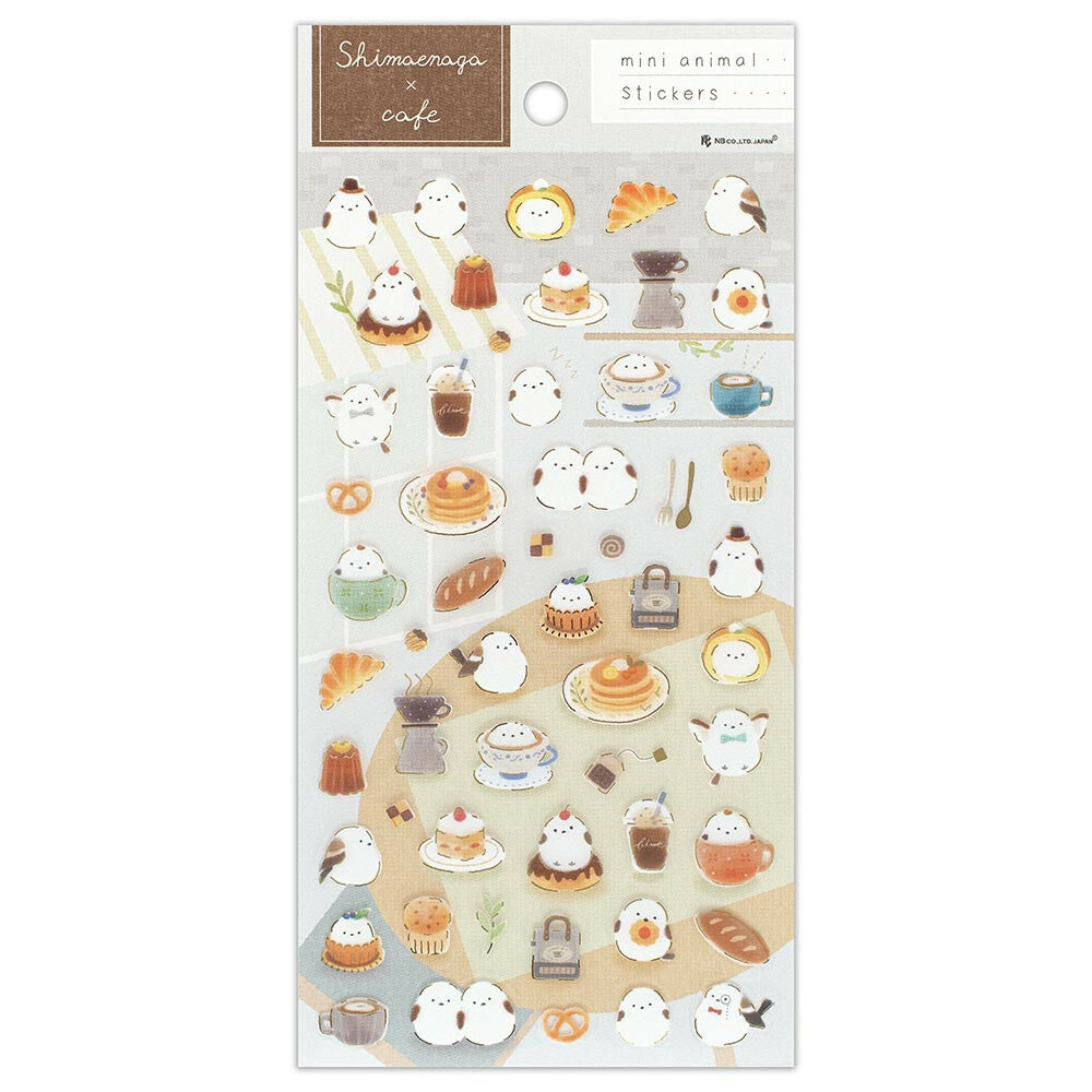 NB Co., Ltd. Sticker - shimaenaga x cafe