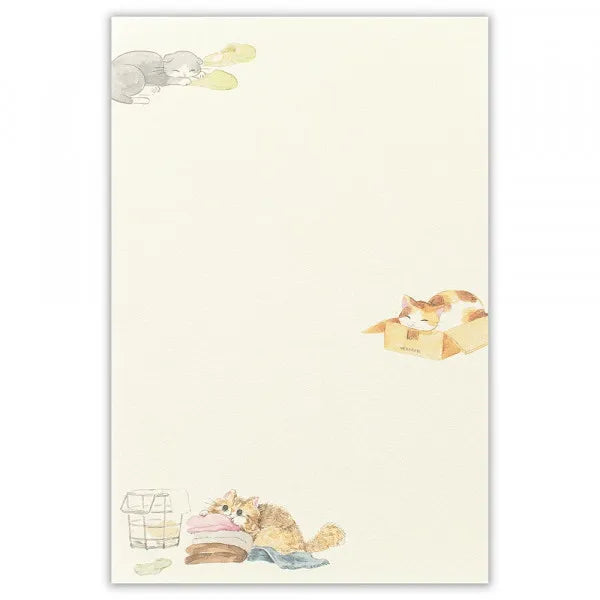 NB Co., Ltd. Washi Writing Paper (A5) - There Is A Cat