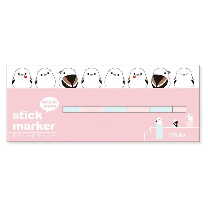 Mind Wave Sticky Notes Stick Markers: Shimaenaga