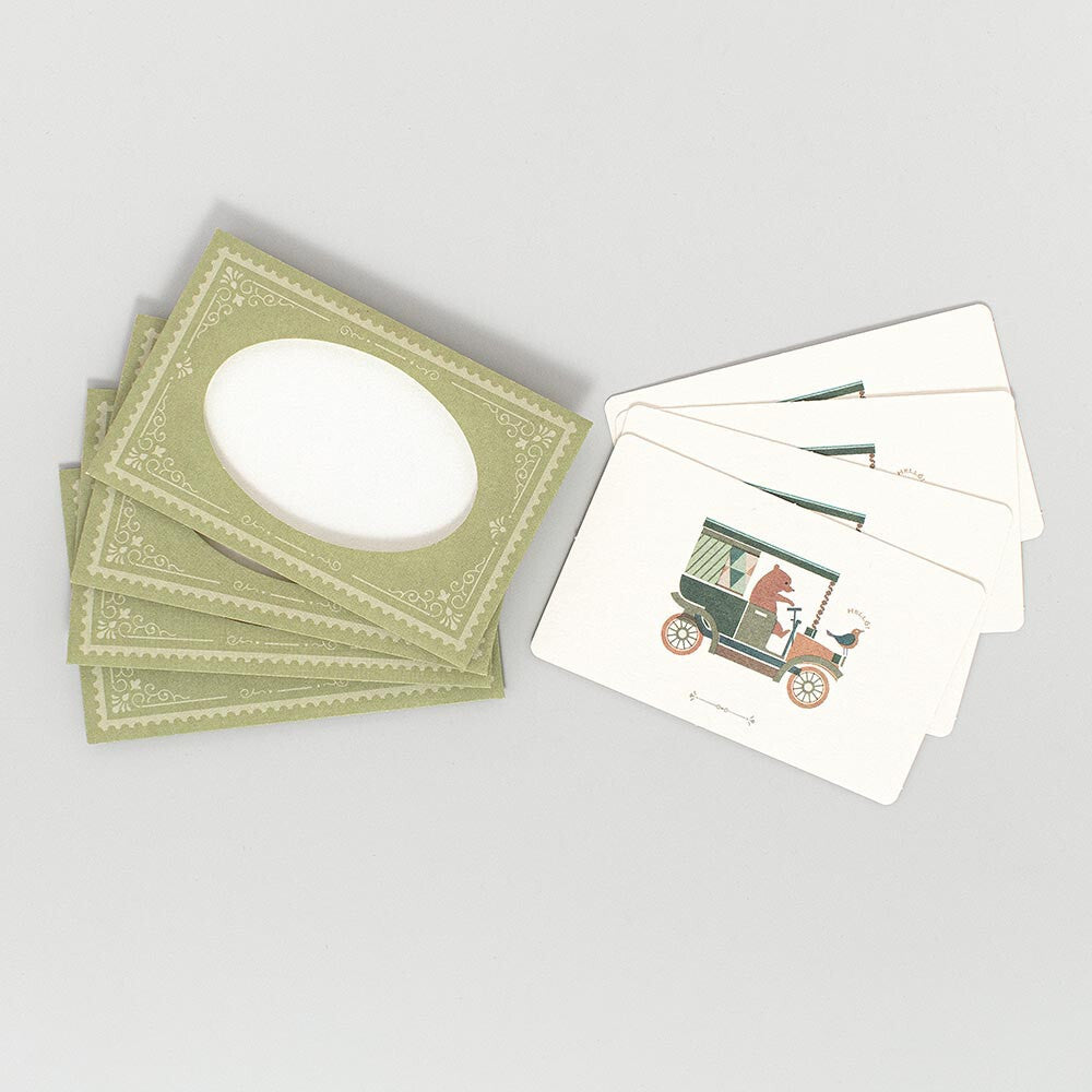 NB Co., Ltd. Nuku Antik Piac Greeting Card - Bear