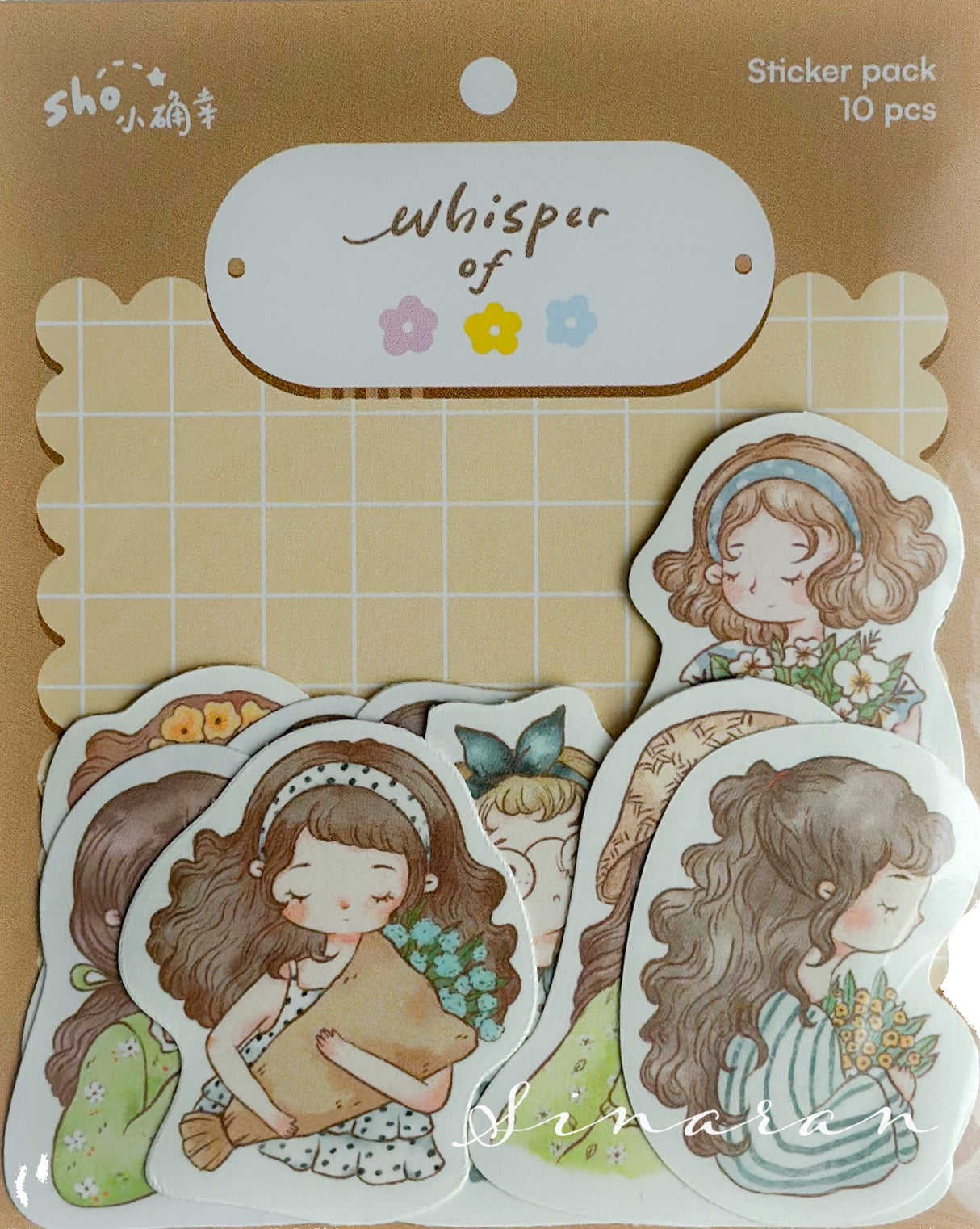 shō Little Happiness Washi Sticker Pack - Whisper of Flowers