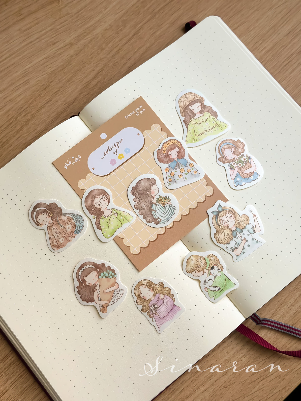 shō Little Happiness Washi Sticker Pack - Whisper of Flowers