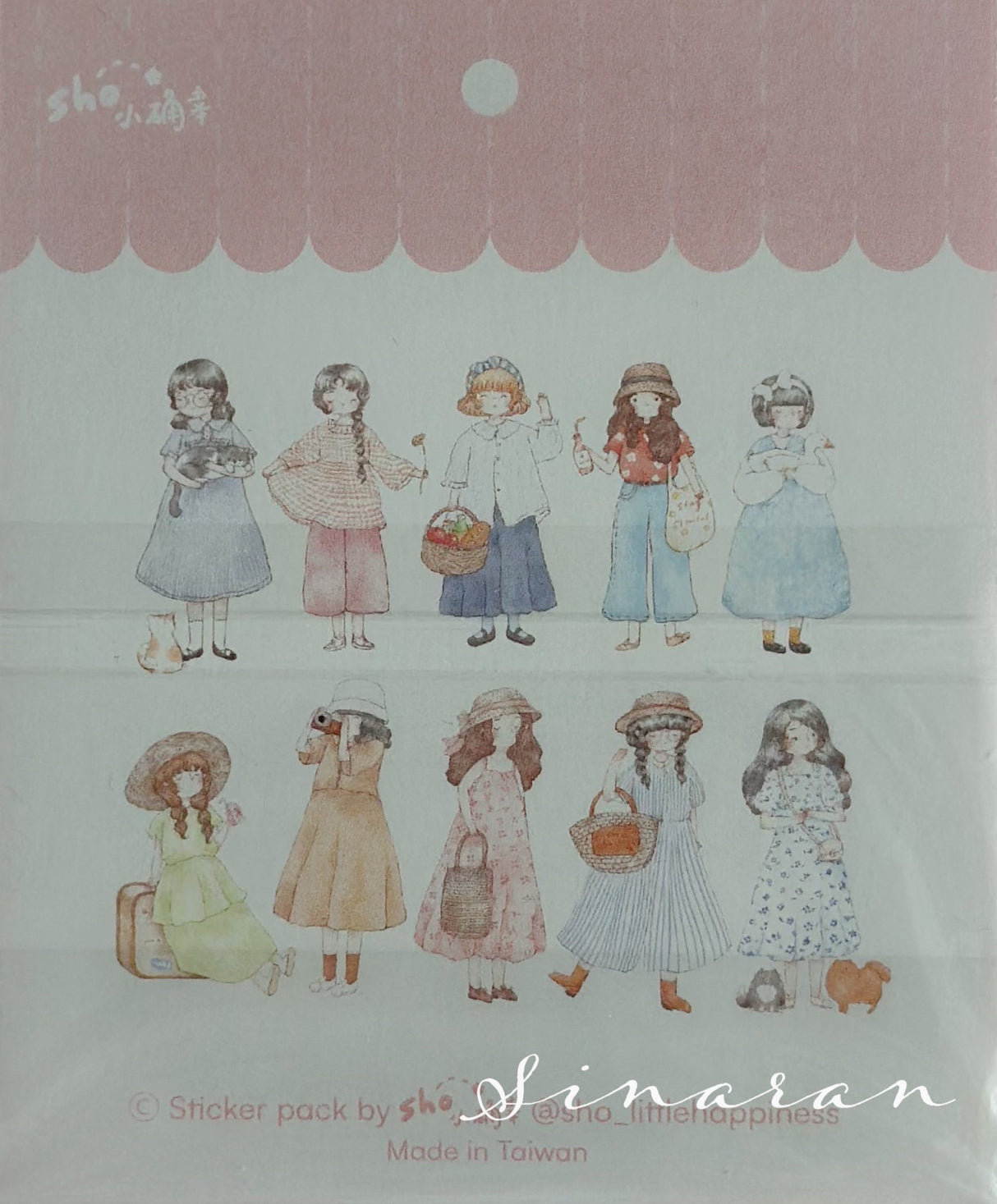 shō Little Happiness Washi Sticker Pack - Picnic Day