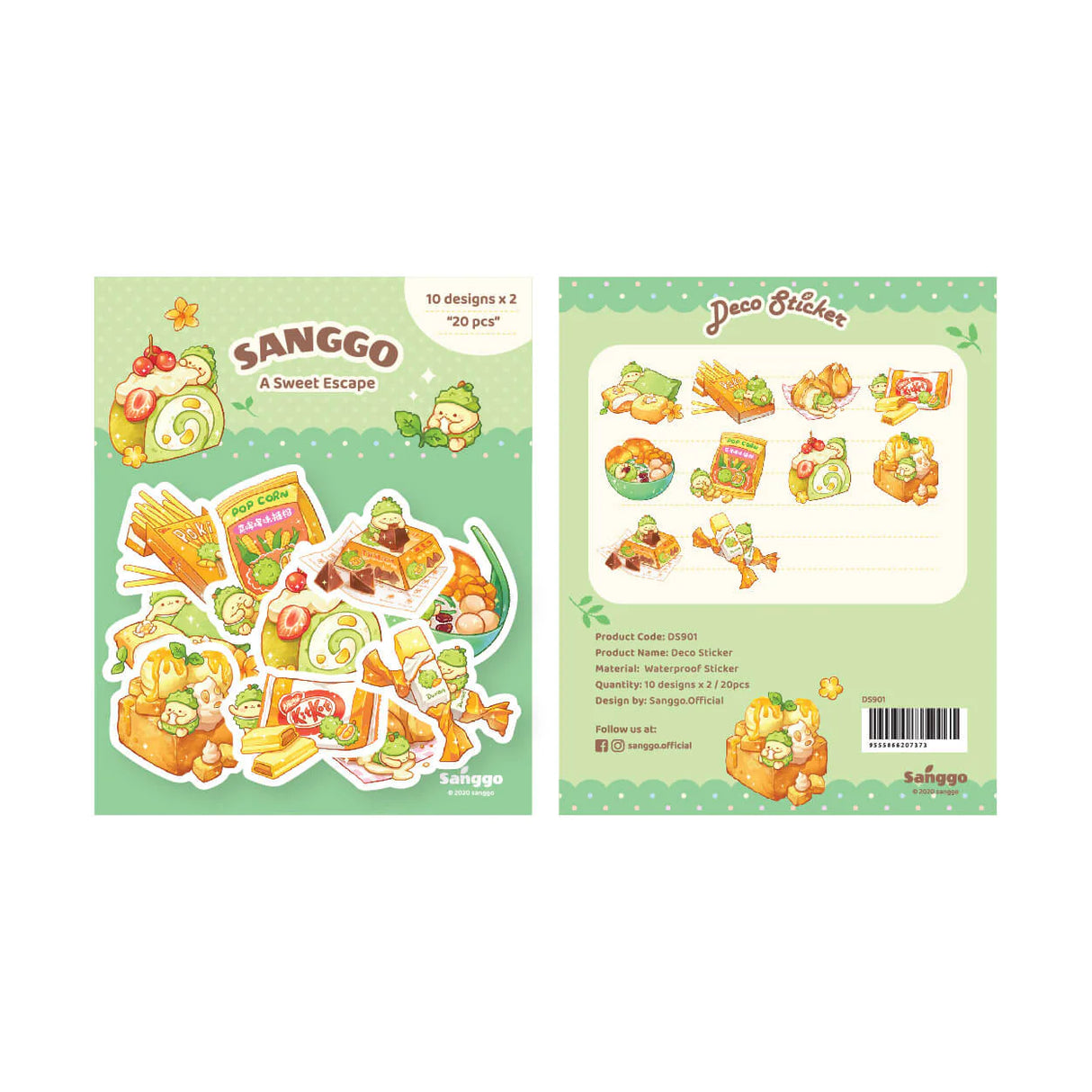 Loka Made Sanggo Deco Sticker - A Sweet Escape