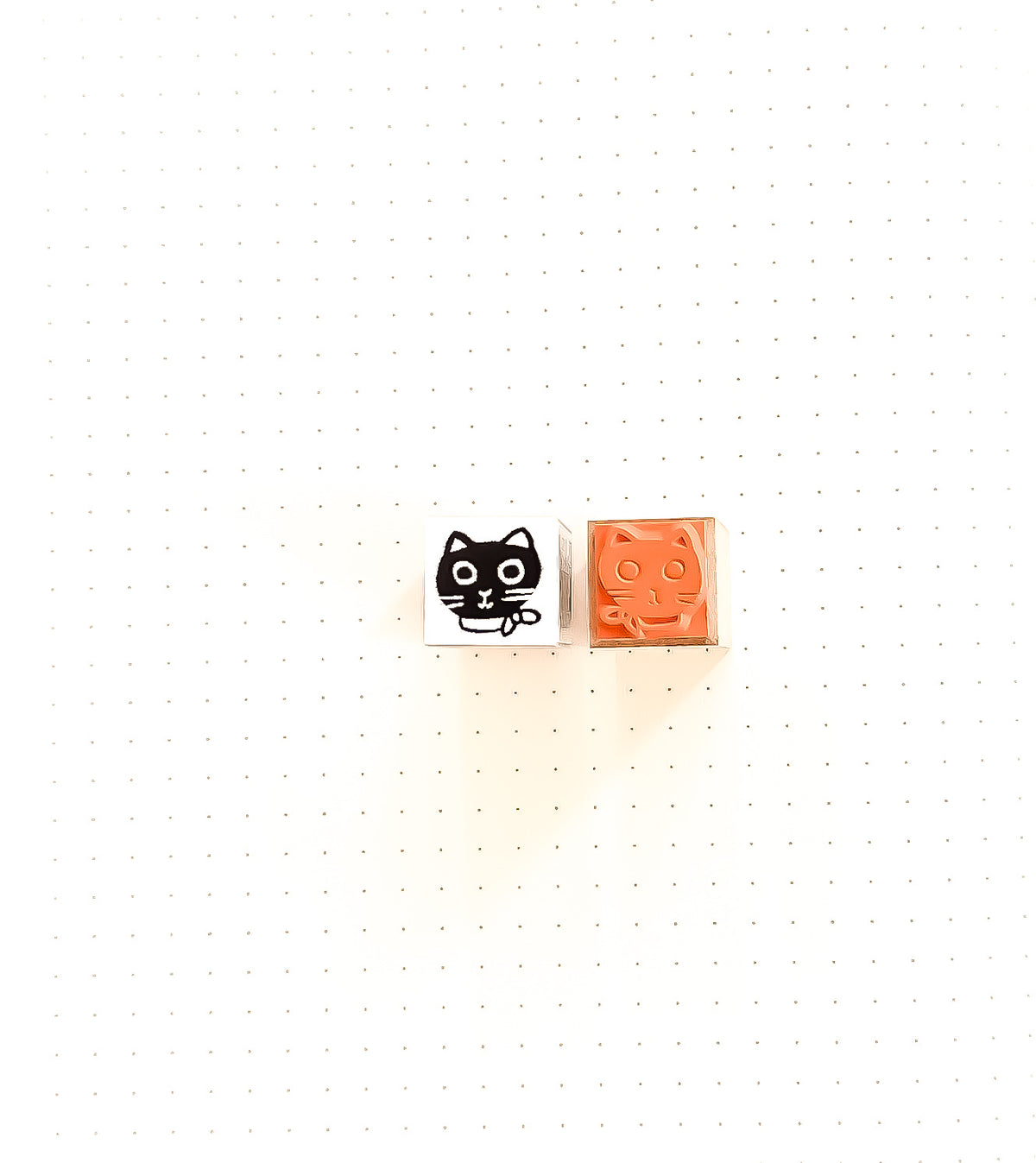 Sanby x Yumi Kitagishi Stamp: Black Cat