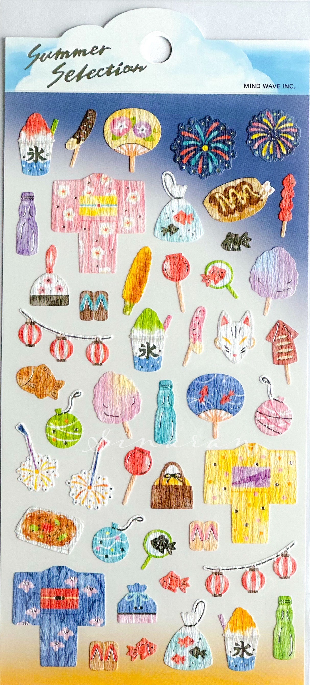 Mind Wave Summer Selection Sticker - Japanese Fair