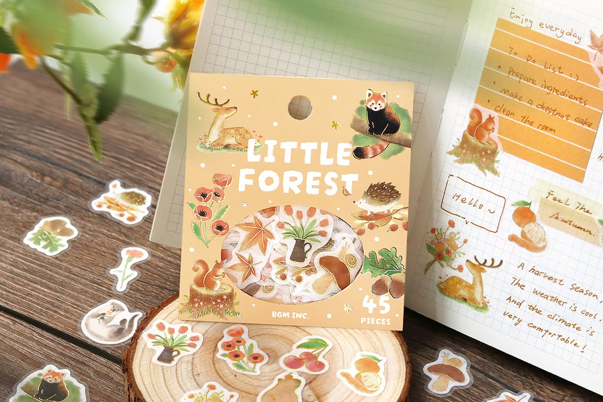 BGM Flake Seal - Little Forest (Yellow)