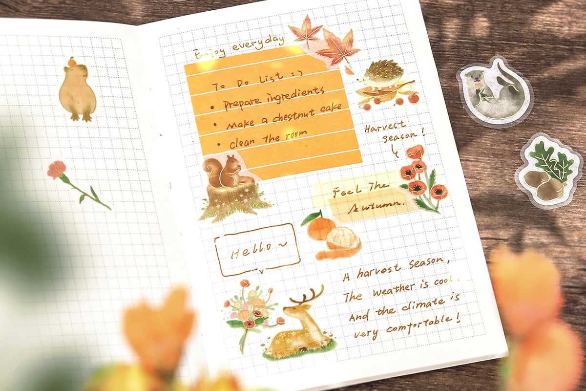 BGM Flake Seal - Little Forest (Yellow)