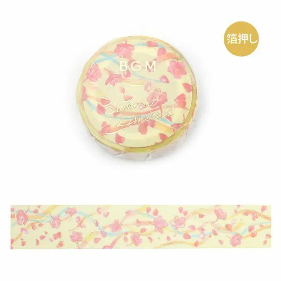 BGM Masking Tape - Sakura Fukiyuki