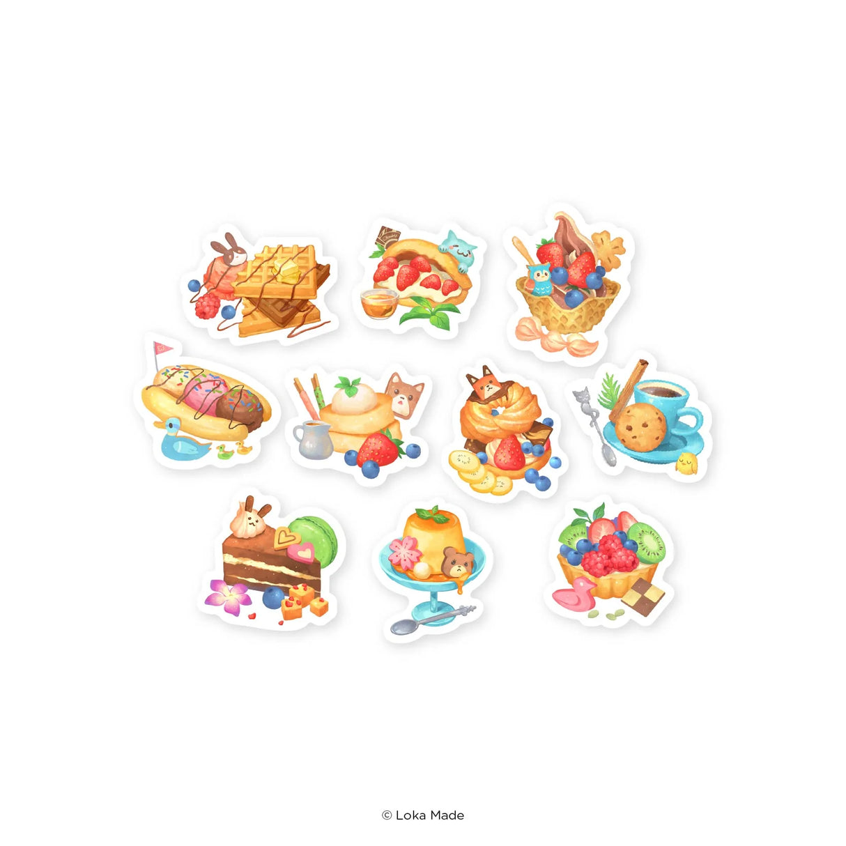 Loka Made Deco Sticker - Bite-Sized Wonderland