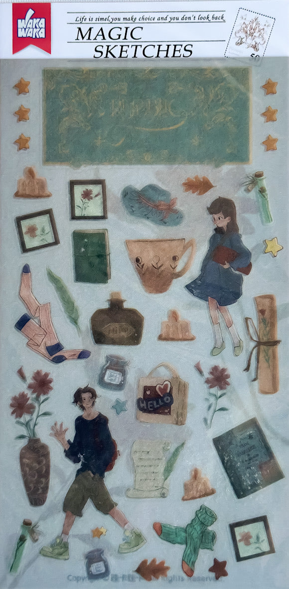 Sticker Sheet Set - Magic Sketches