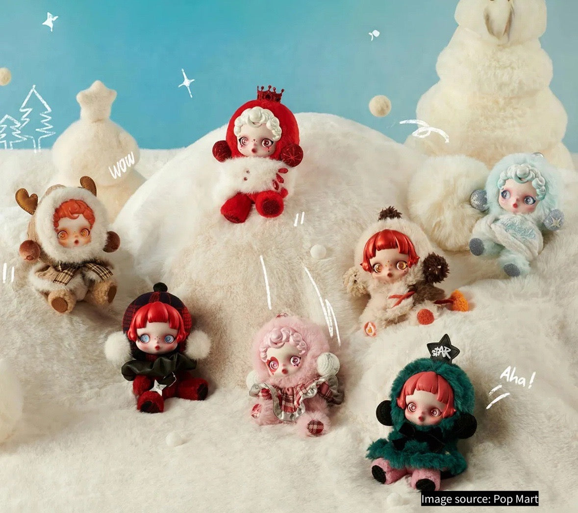 Pop Mart Skullpanda - Winter Symphony Series Plush