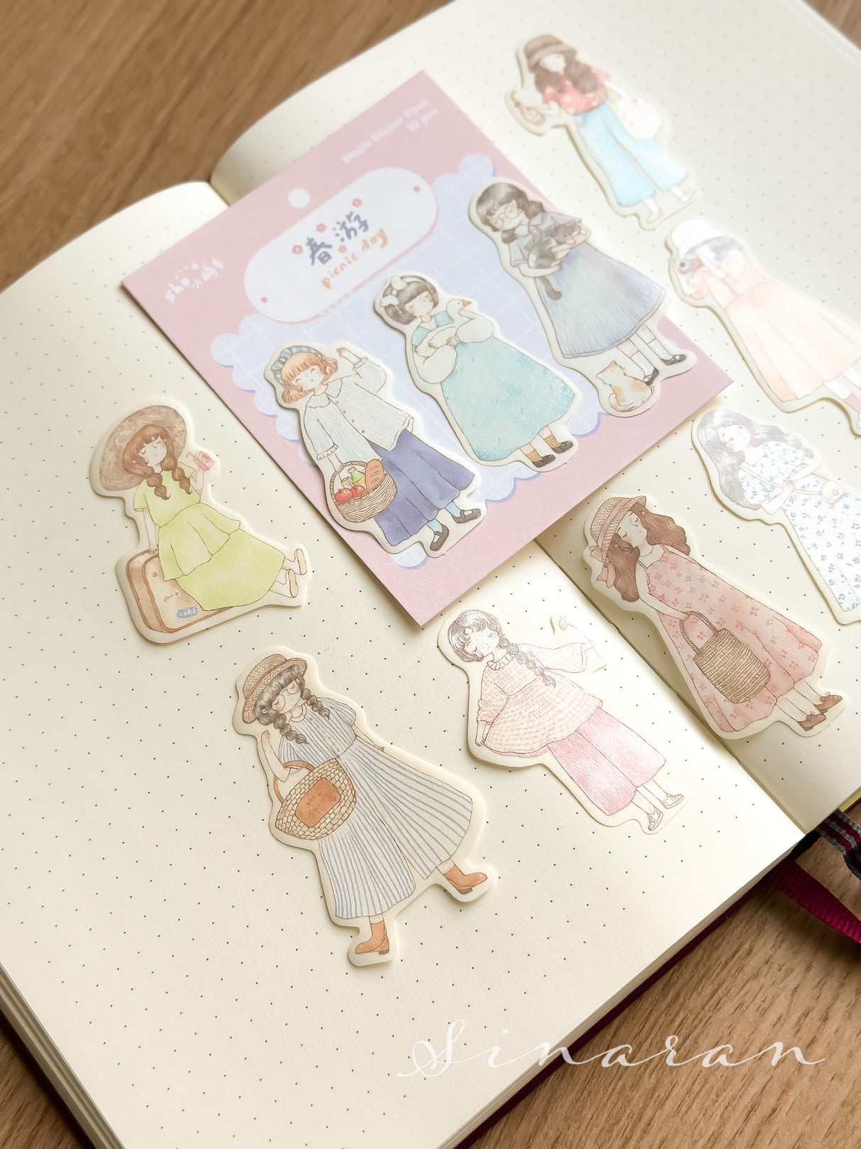 shō Little Happiness Washi Sticker Pack - Picnic Day