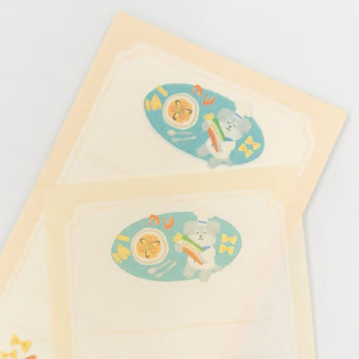 Furukawashiko Mini Letter Set - Pasta Doggie