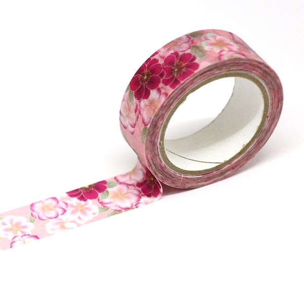 Kamiiso Kimono Masking Tape - Yaezakura