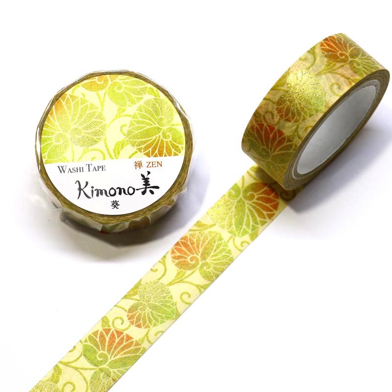 Kamiiso Kimono Masking Tape - Aoi
