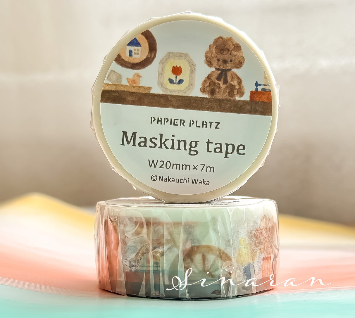 Papier Platz x Nakauchi Waka Washi Tape - Dog