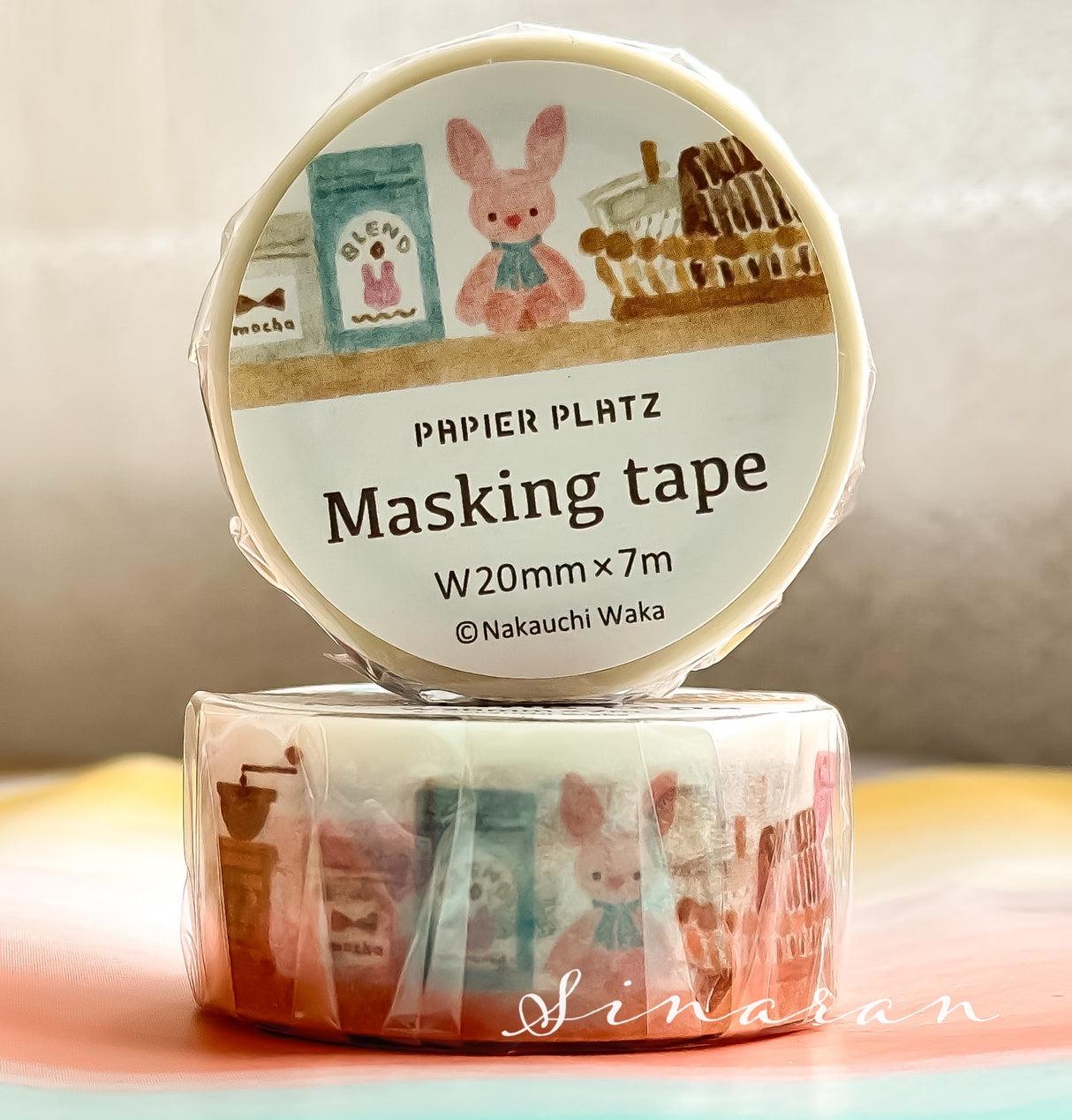 Papier Platz x Nakauchi Waka Washi Tape - Bunny