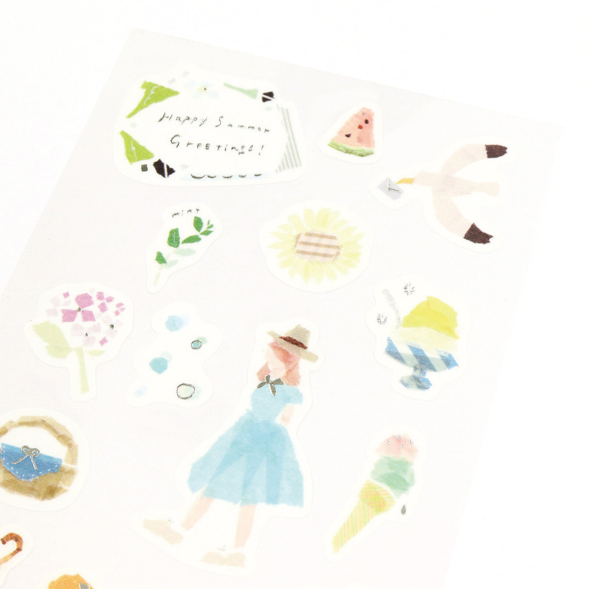 Kamiiso Sansyo x Miki Tamura Sticker: Summer