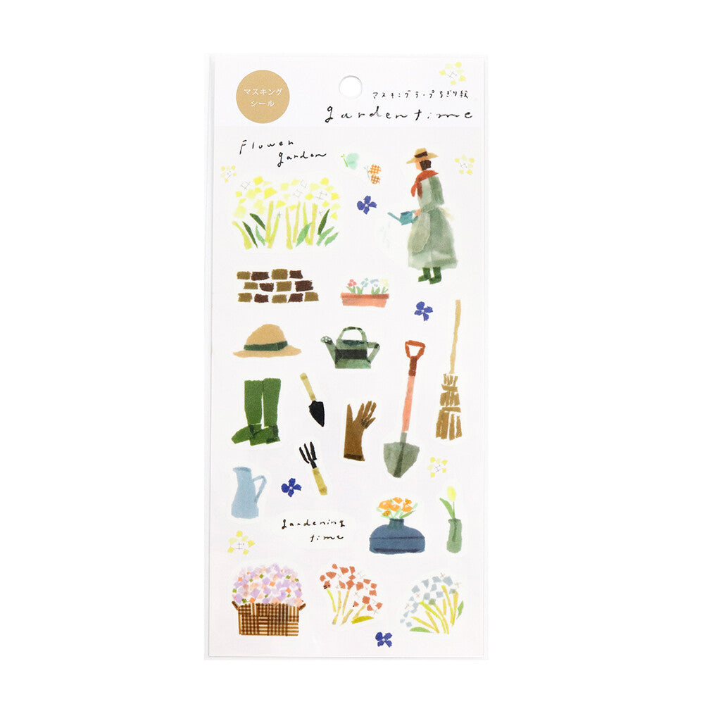 Kamiiso Sansyo x Miki Tamura Sticker - Garden Time