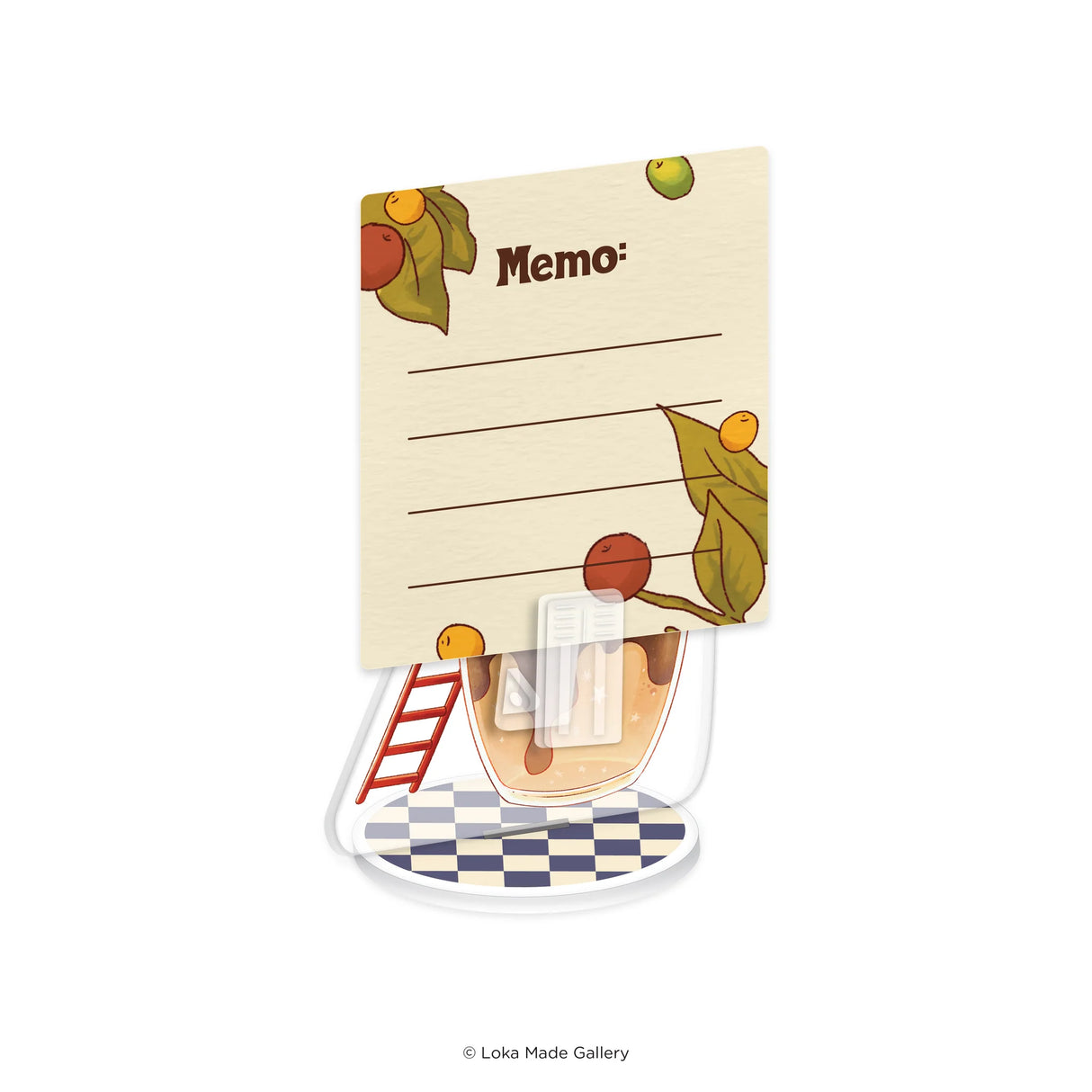 Loka Made Standee Clip Stamp - Coffeelogy 'Caffeine Caffeout'