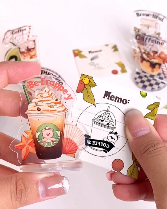 Loka Made Standee Clip Stamp - Coffeelogy 'Be-Frappey'