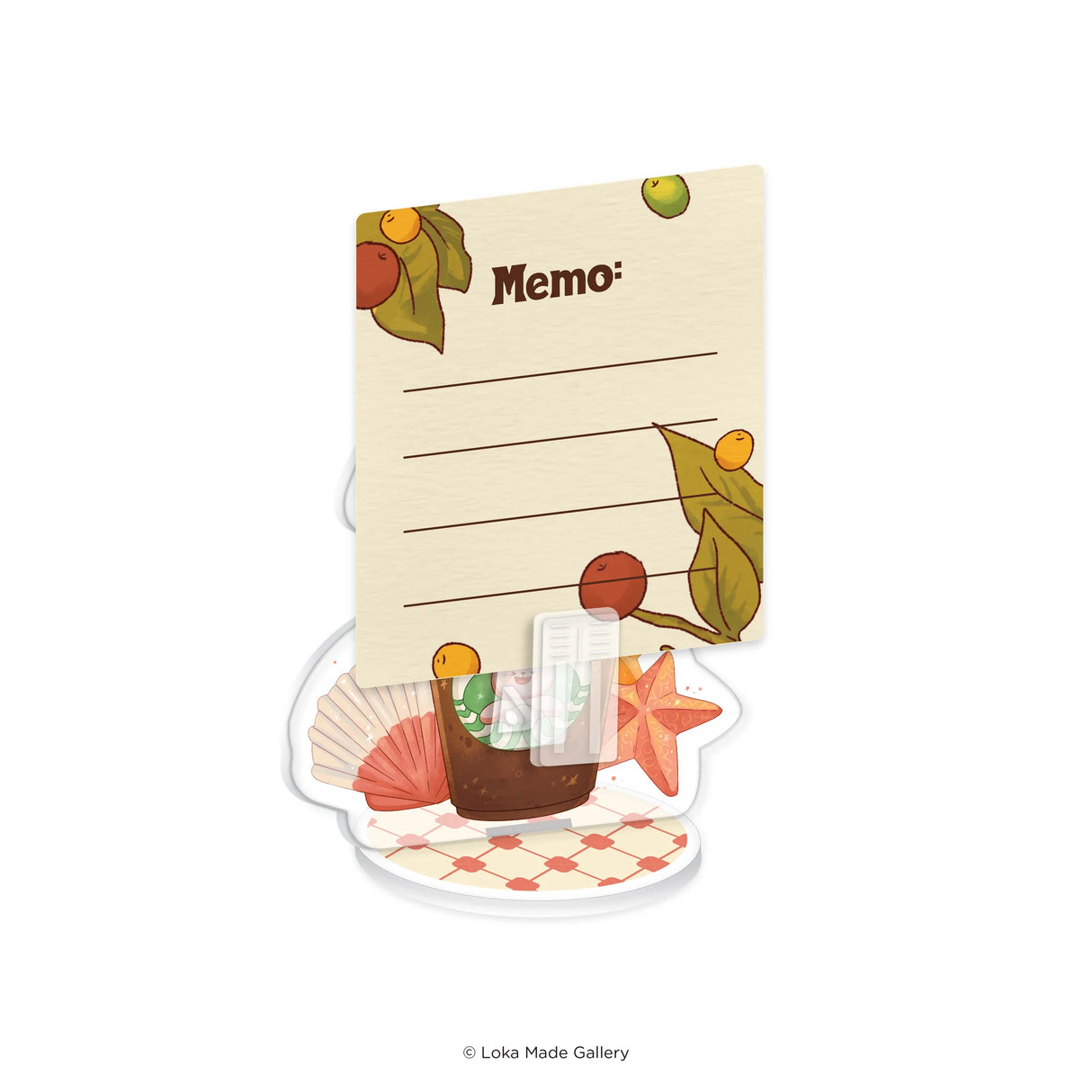 Loka Made Standee Clip Stamp - Coffeelogy 'Be-Frappey'