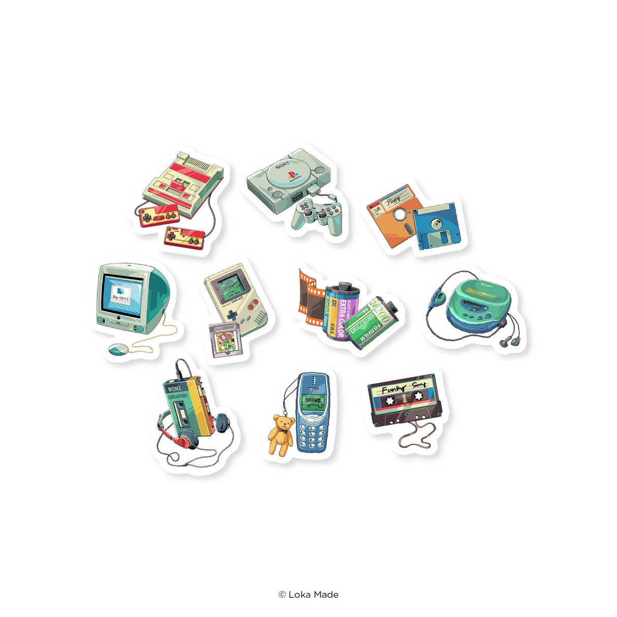 Loka Made Deco Sticker - That 90s Thing