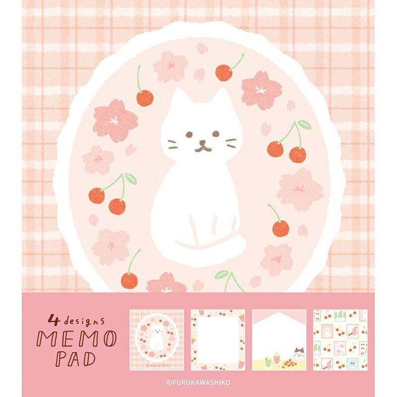 Furukawashiko Memo Pad - Fresh Sakura