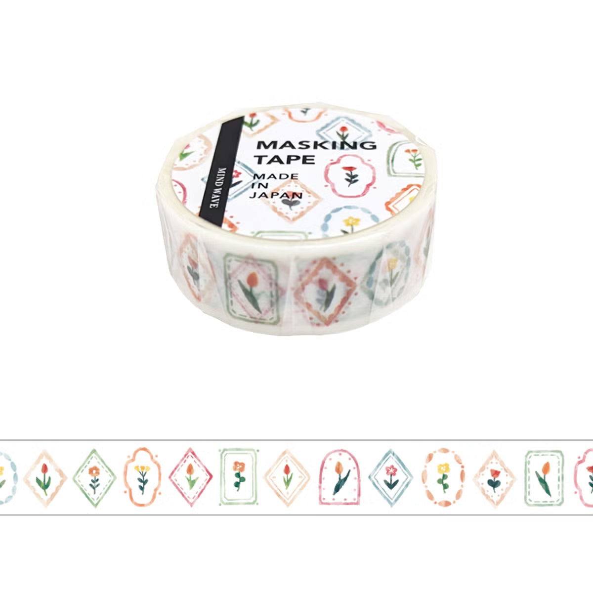 Mind Wave Masking Tape - Floral Frame