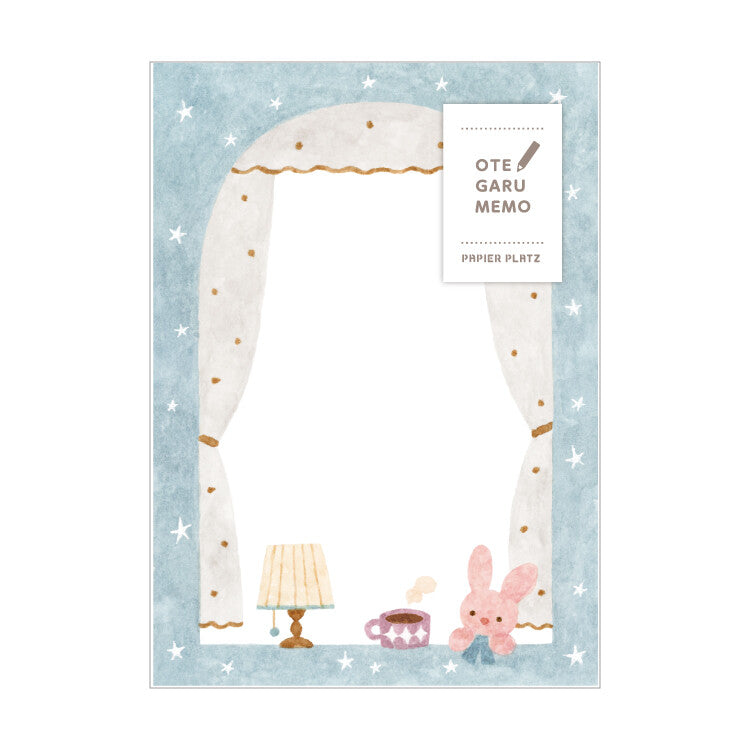 Papier Platz x Nakauchi Waka Memo Pad (Rabbit & Coffee)