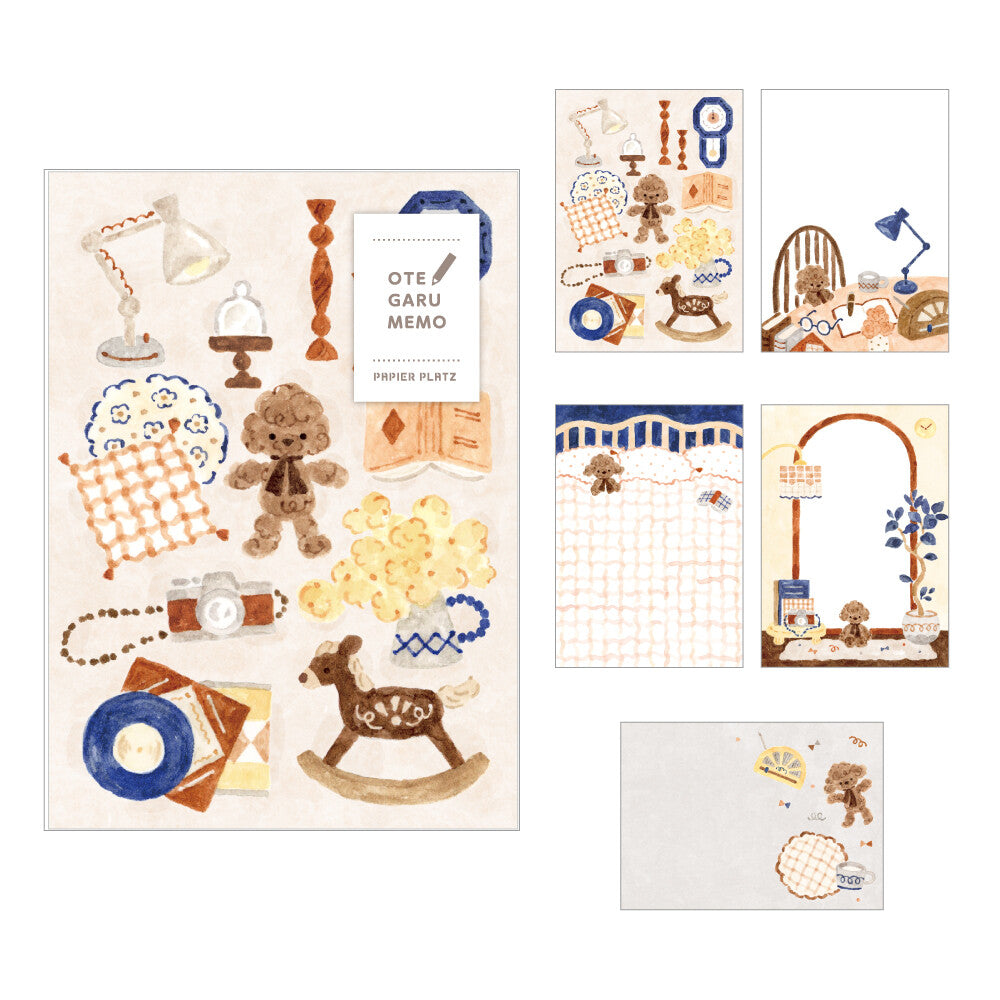 Papier Platz x Nakauchi Waka Memo Pad (Dog)